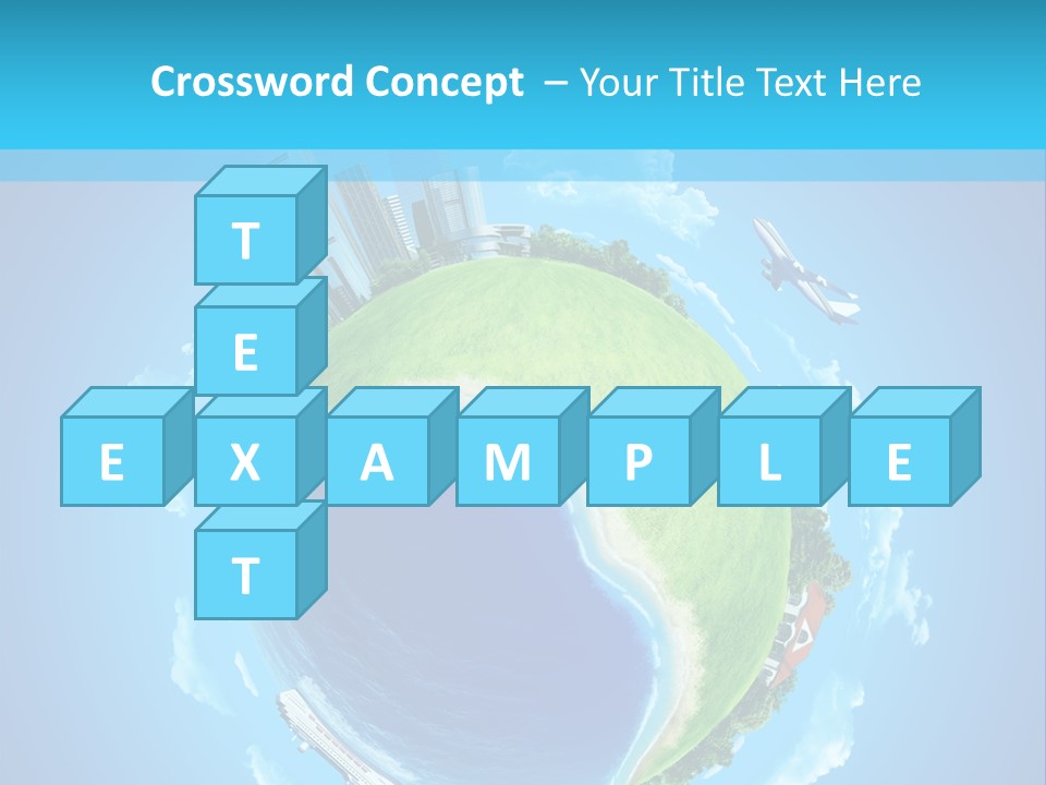 Grass Pasture Field PowerPoint Template