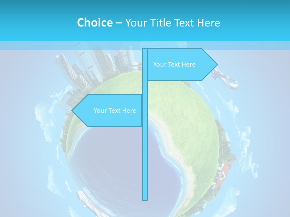 Grass Pasture Field PowerPoint Template