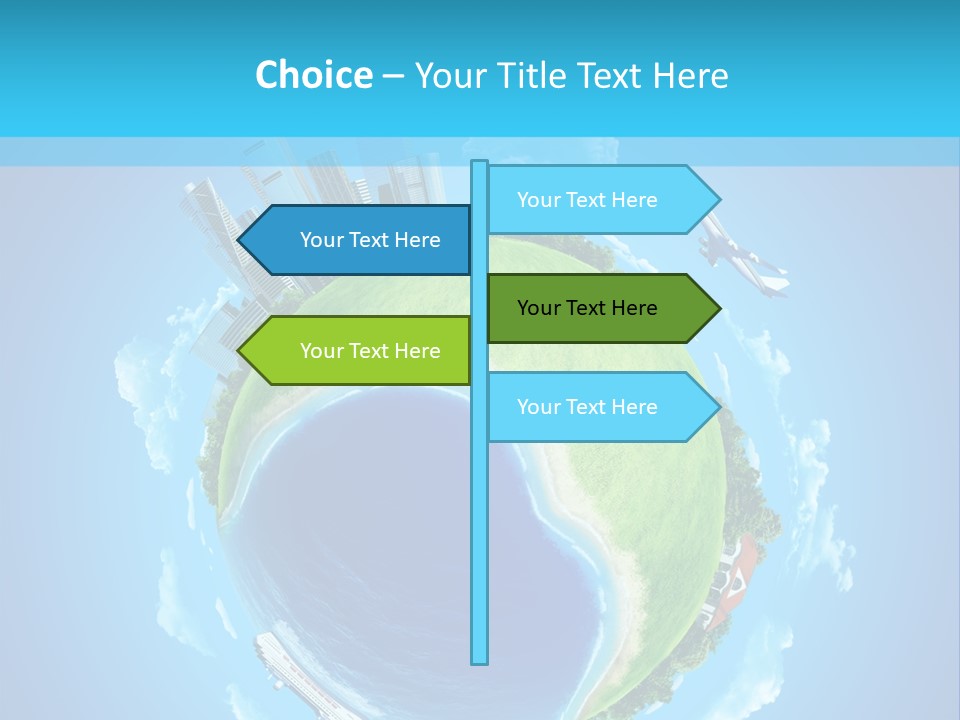 Grass Pasture Field PowerPoint Template