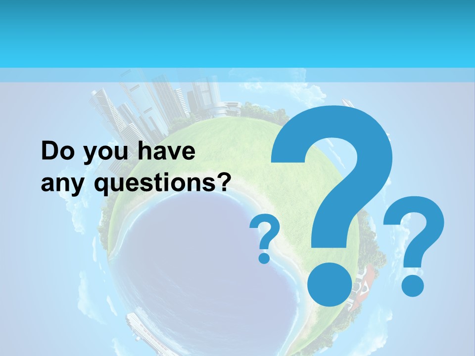 Grass Pasture Field PowerPoint Template