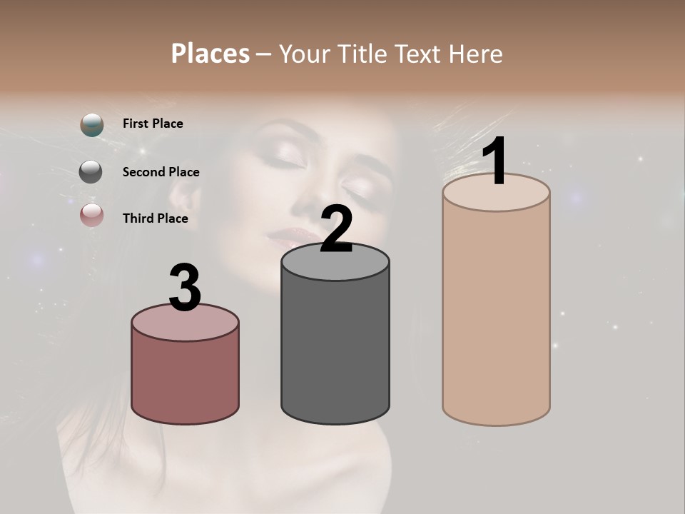 Sensuality Black Beautiful PowerPoint Template