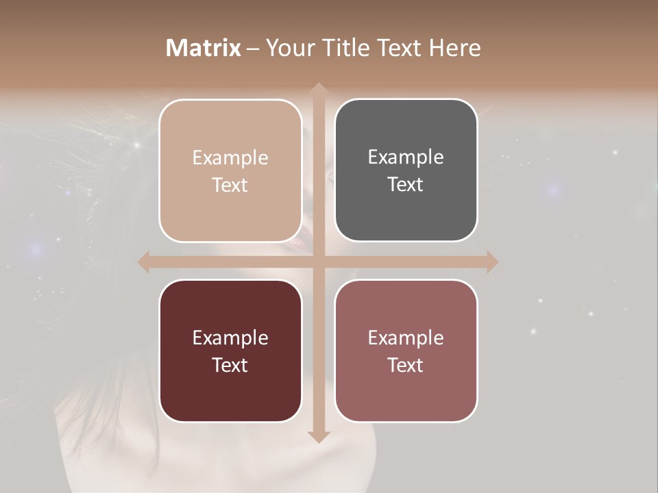 Sensuality Black Beautiful PowerPoint Template