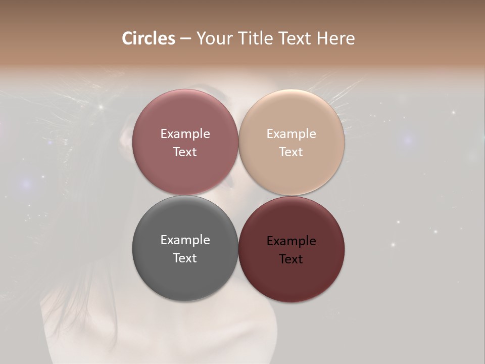 Sensuality Black Beautiful PowerPoint Template