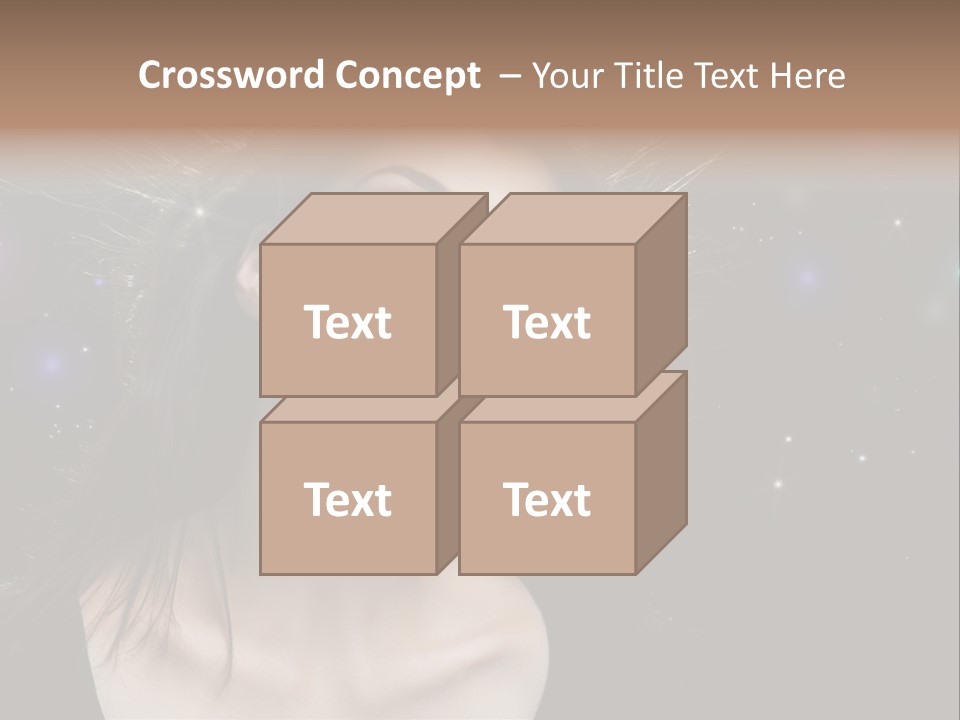Sensuality Black Beautiful PowerPoint Template