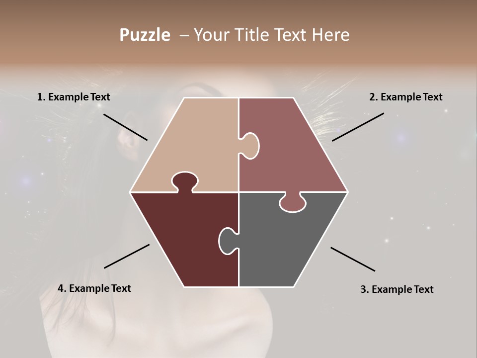 Sensuality Black Beautiful PowerPoint Template