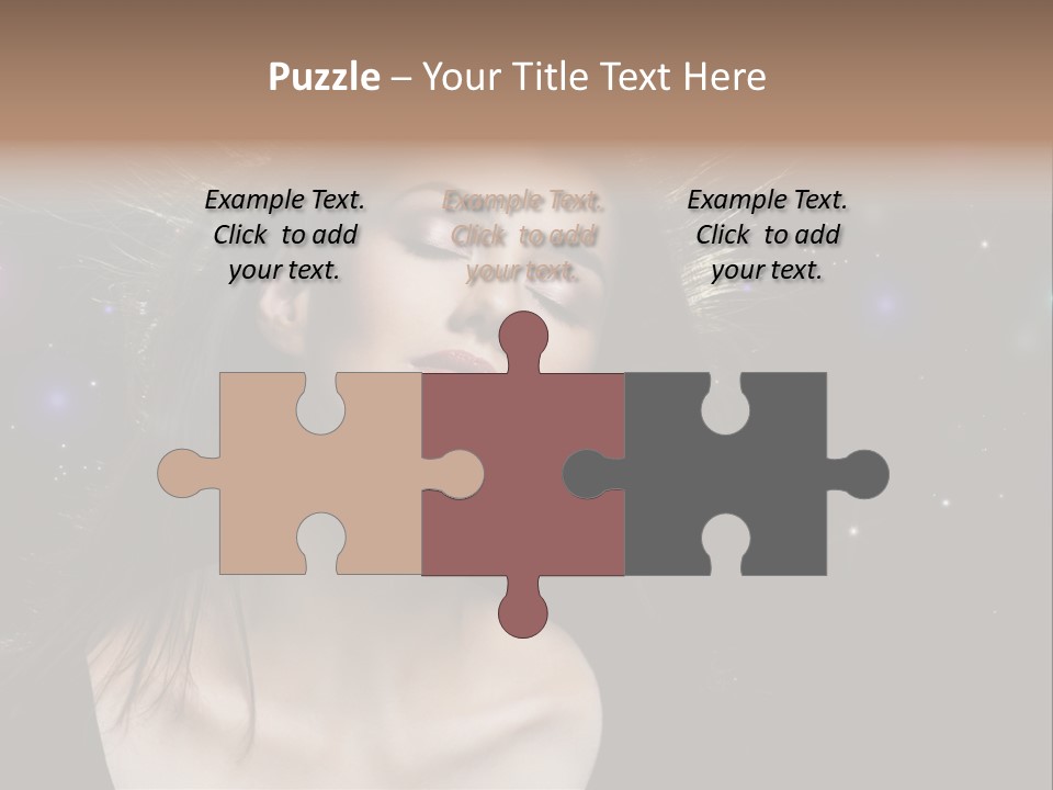 Sensuality Black Beautiful PowerPoint Template