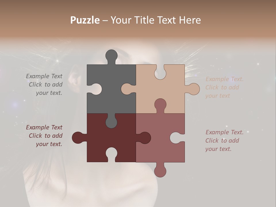 Sensuality Black Beautiful PowerPoint Template