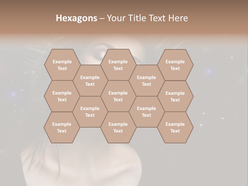 Sensuality Black Beautiful PowerPoint Template