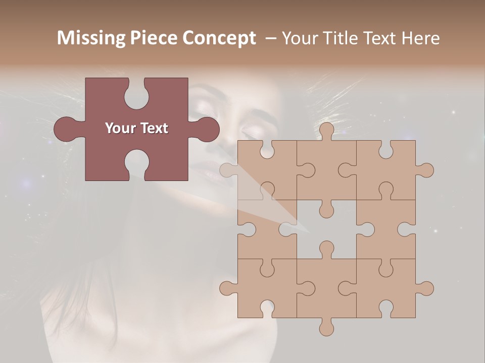 Sensuality Black Beautiful PowerPoint Template