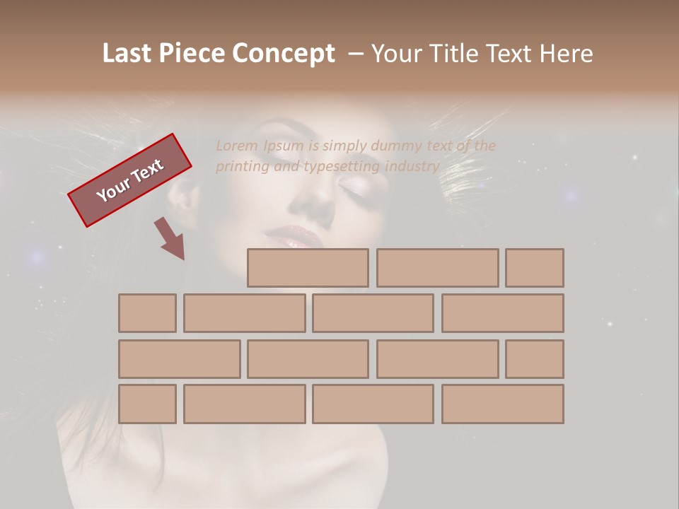 Sensuality Black Beautiful PowerPoint Template