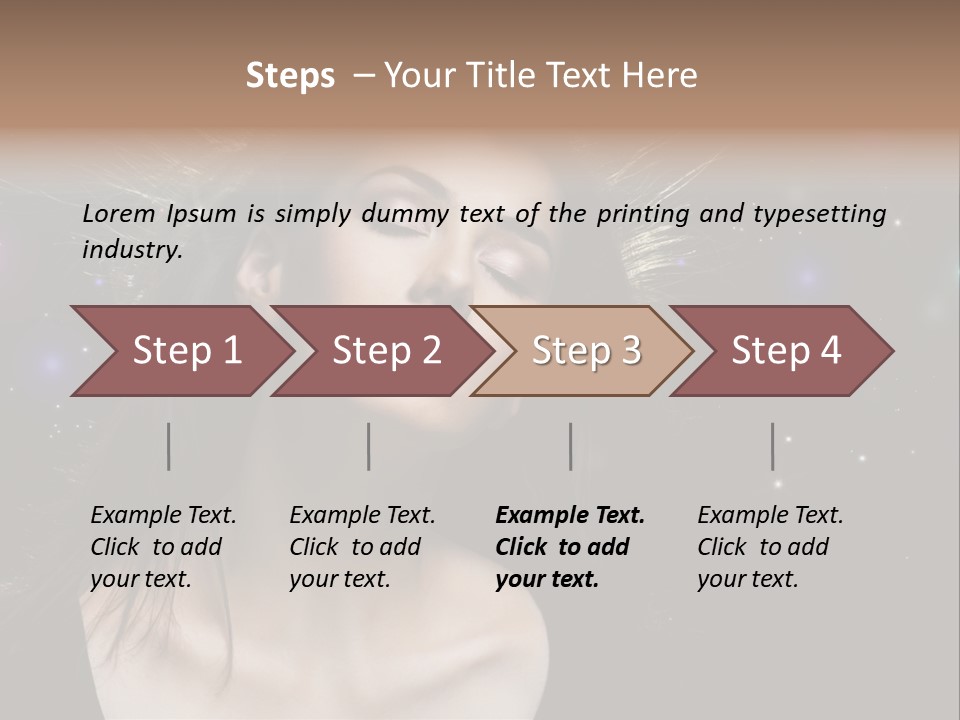 Sensuality Black Beautiful PowerPoint Template
