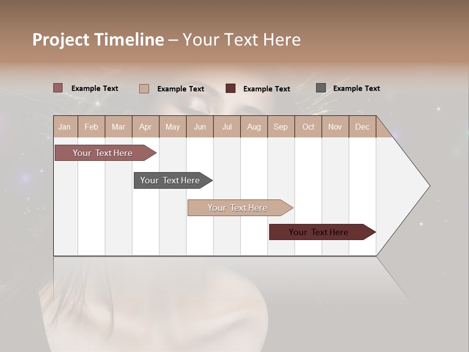 Sensuality Black Beautiful PowerPoint Template