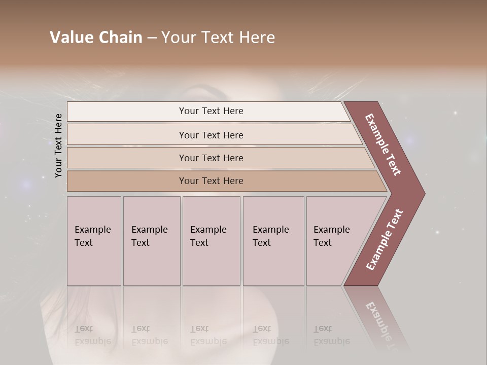 Sensuality Black Beautiful PowerPoint Template