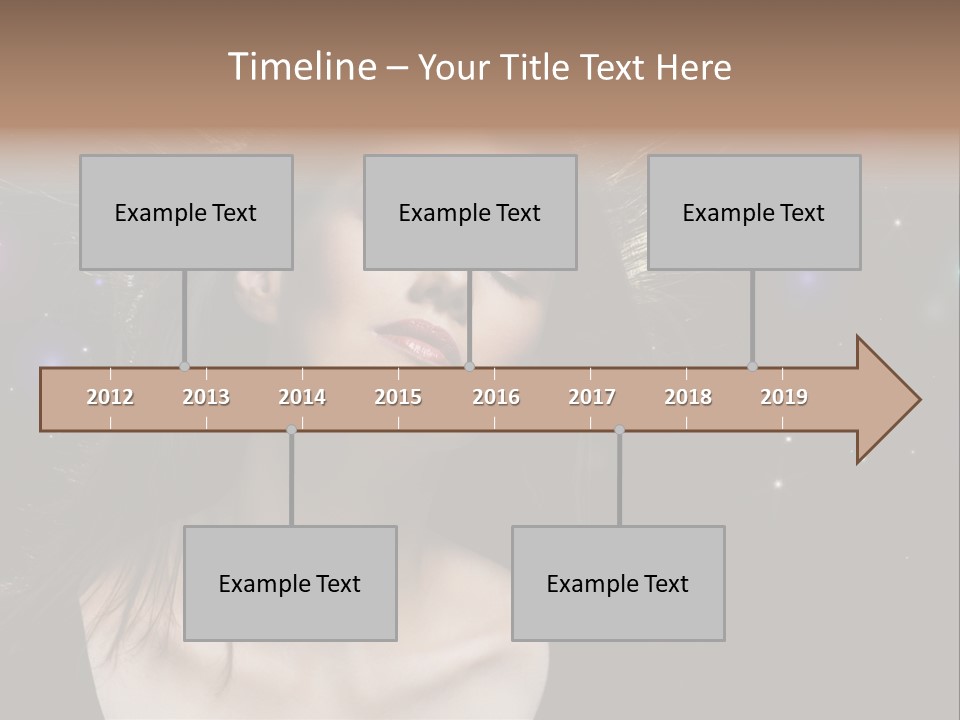 Sensuality Black Beautiful PowerPoint Template
