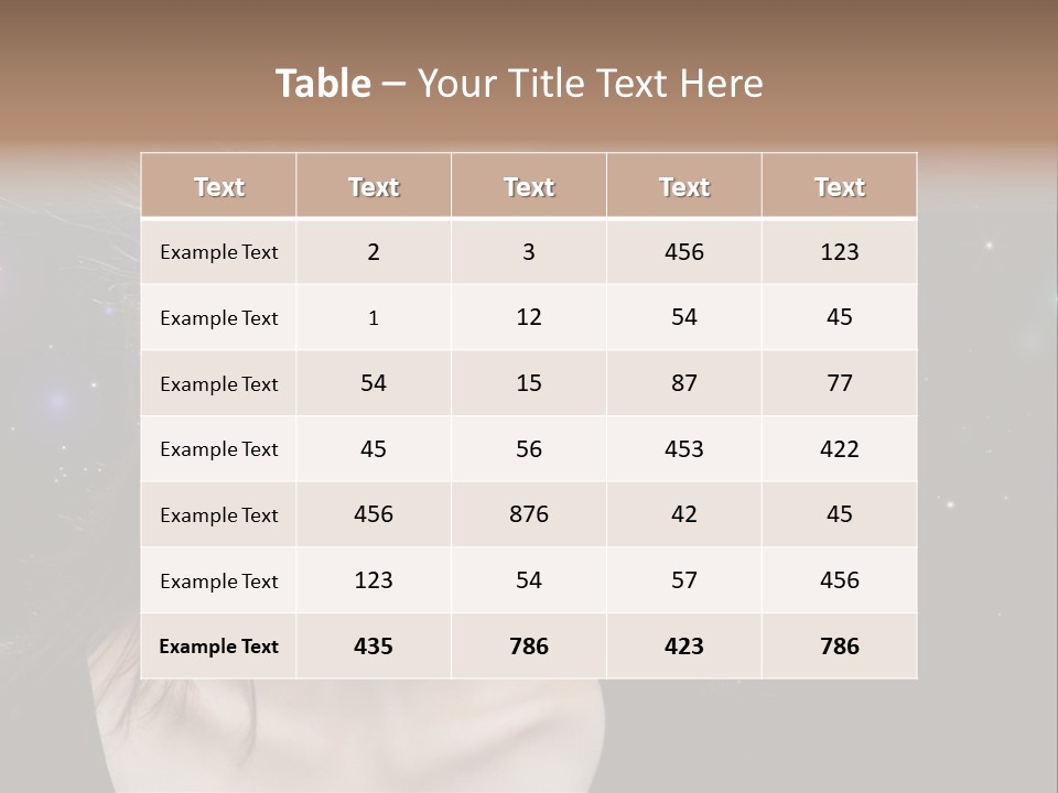 Sensuality Black Beautiful PowerPoint Template