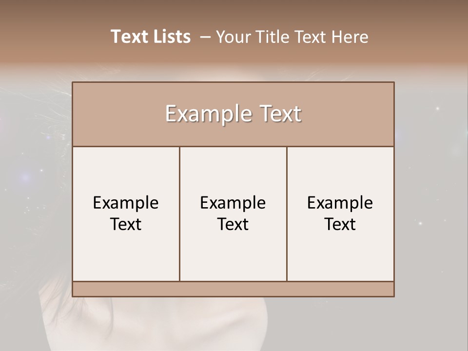 Sensuality Black Beautiful PowerPoint Template
