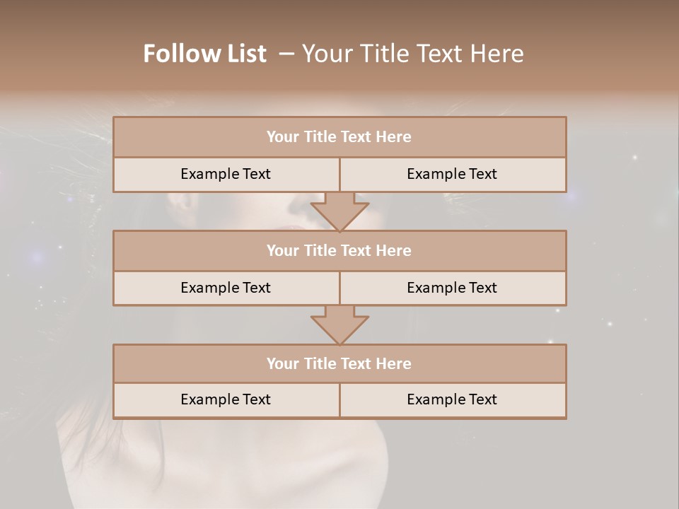 Sensuality Black Beautiful PowerPoint Template