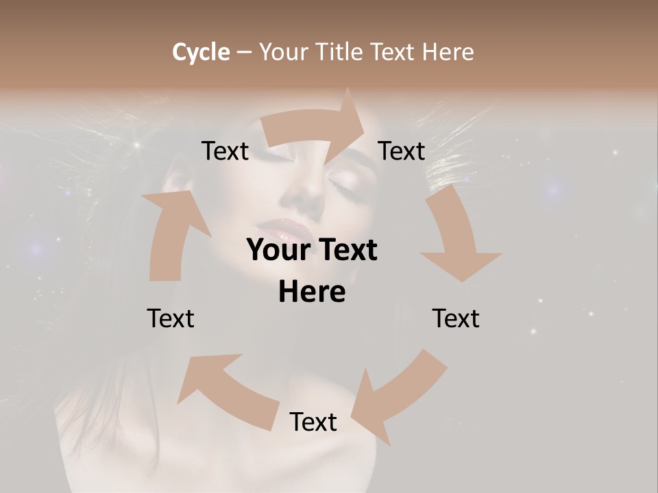 Sensuality Black Beautiful PowerPoint Template