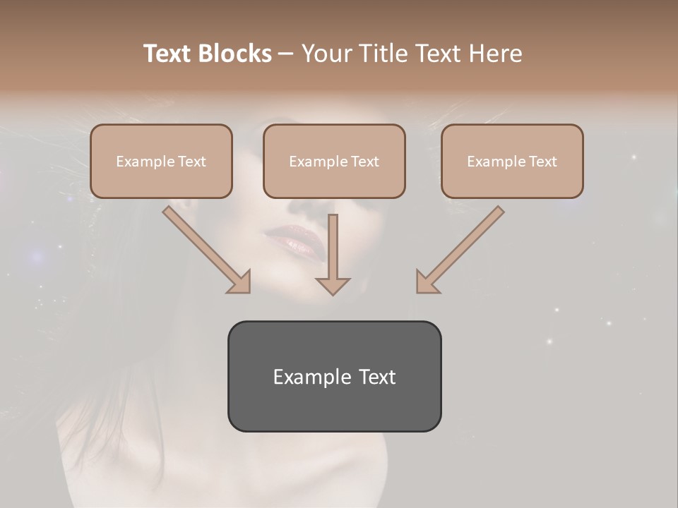 Sensuality Black Beautiful PowerPoint Template