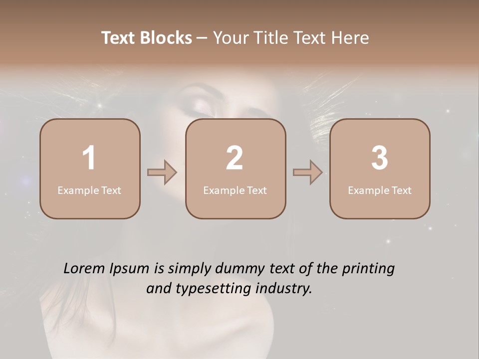 Sensuality Black Beautiful PowerPoint Template