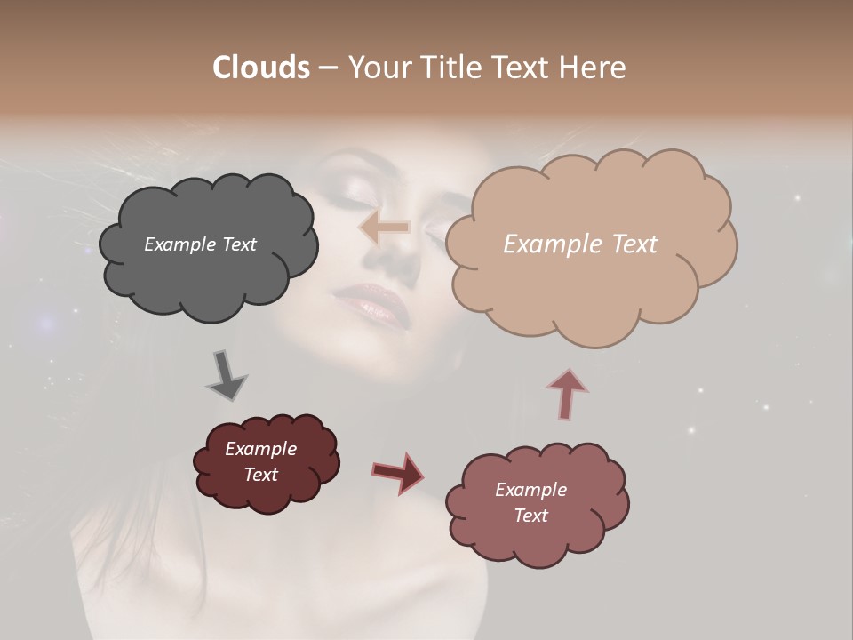 Sensuality Black Beautiful PowerPoint Template