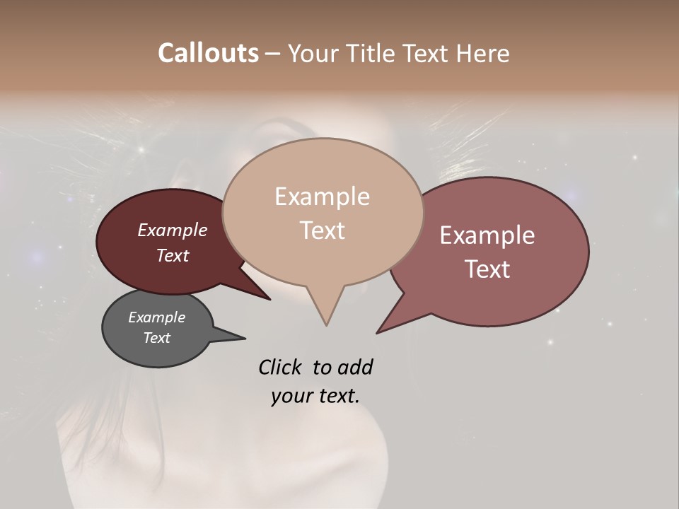 Sensuality Black Beautiful PowerPoint Template