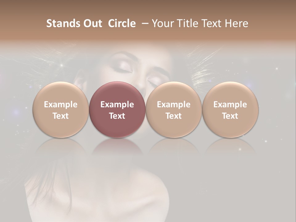 Sensuality Black Beautiful PowerPoint Template