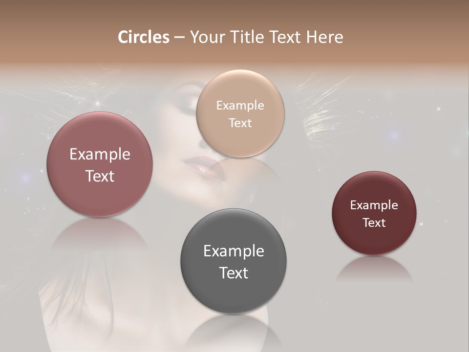 Sensuality Black Beautiful PowerPoint Template