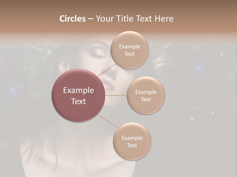 Sensuality Black Beautiful PowerPoint Template