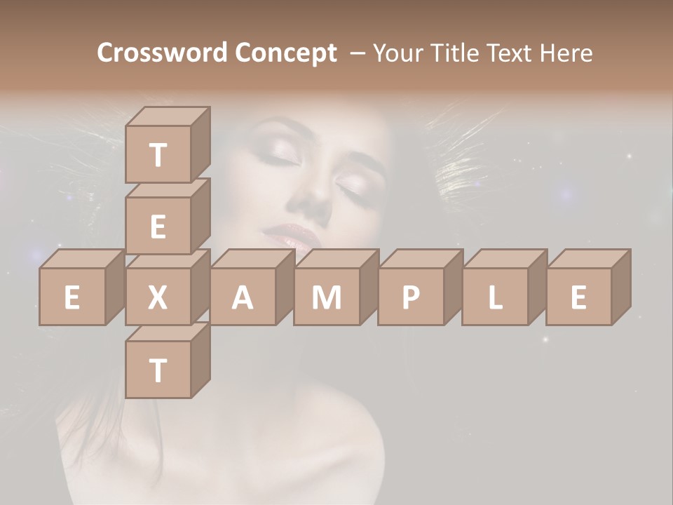 Sensuality Black Beautiful PowerPoint Template