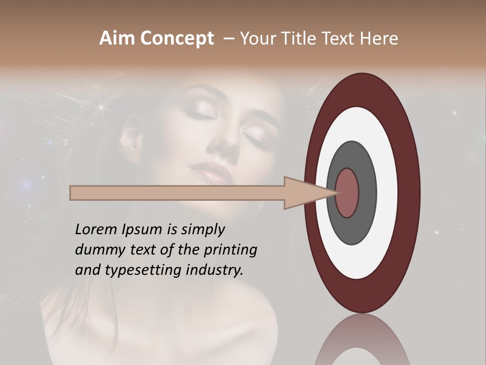 Sensuality Black Beautiful PowerPoint Template