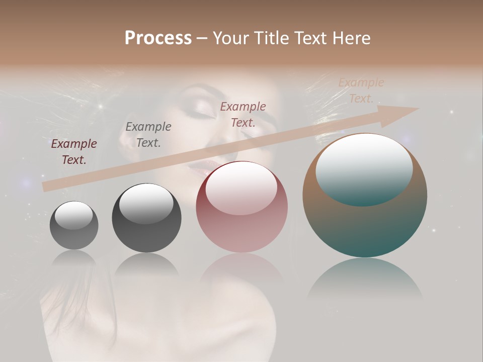 Sensuality Black Beautiful PowerPoint Template