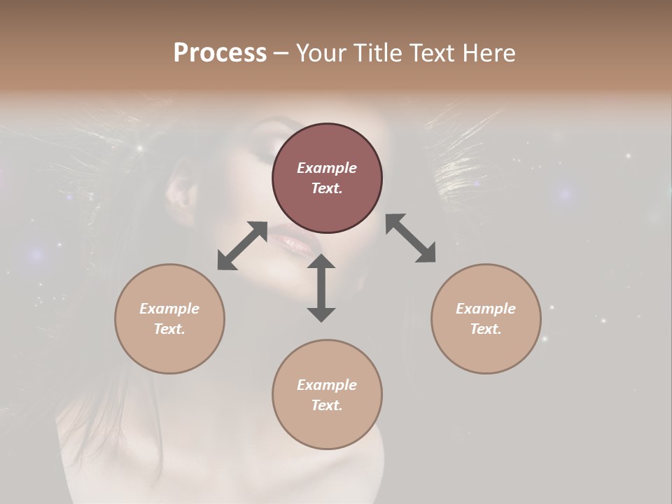 Sensuality Black Beautiful PowerPoint Template