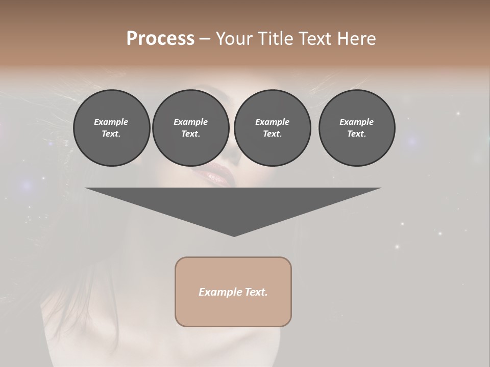 Sensuality Black Beautiful PowerPoint Template