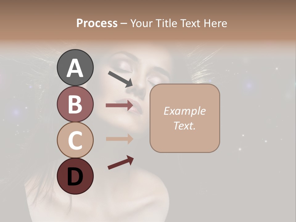 Sensuality Black Beautiful PowerPoint Template