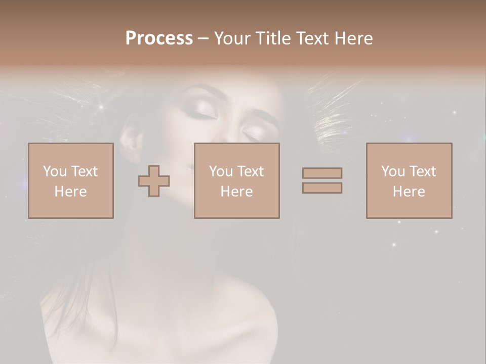 Sensuality Black Beautiful PowerPoint Template