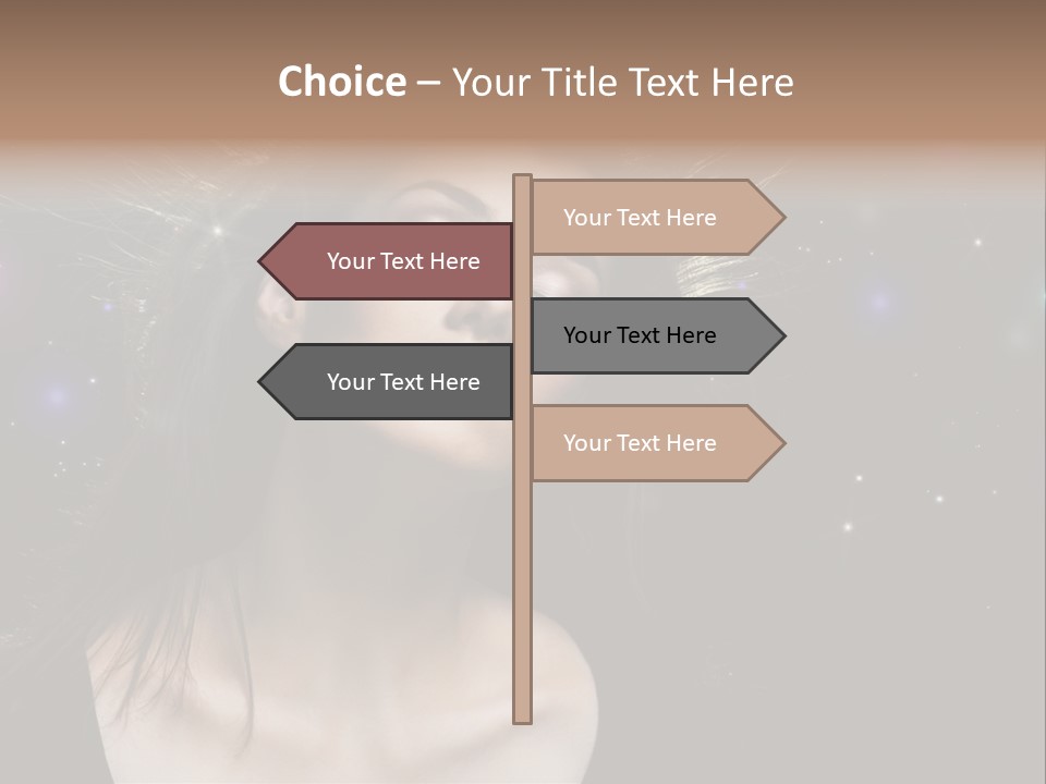 Sensuality Black Beautiful PowerPoint Template