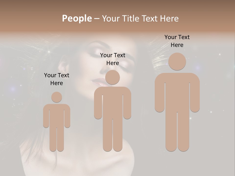 Sensuality Black Beautiful PowerPoint Template