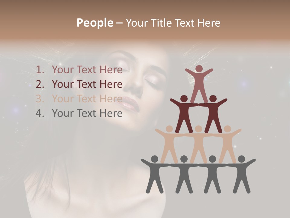 Sensuality Black Beautiful PowerPoint Template