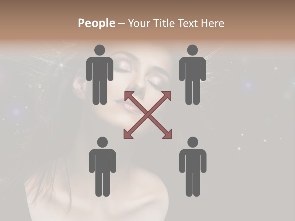 Sensuality Black Beautiful PowerPoint Template