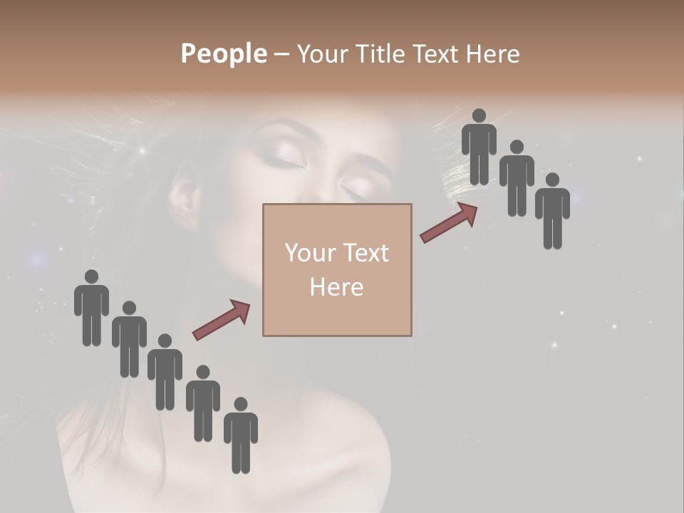 Sensuality Black Beautiful PowerPoint Template