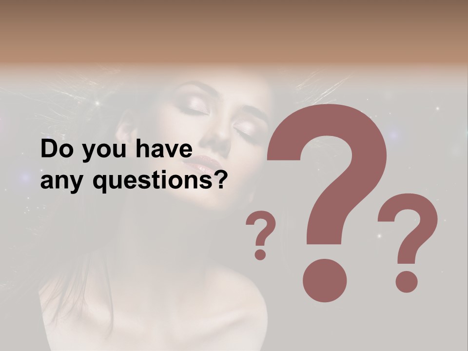 Sensuality Black Beautiful PowerPoint Template