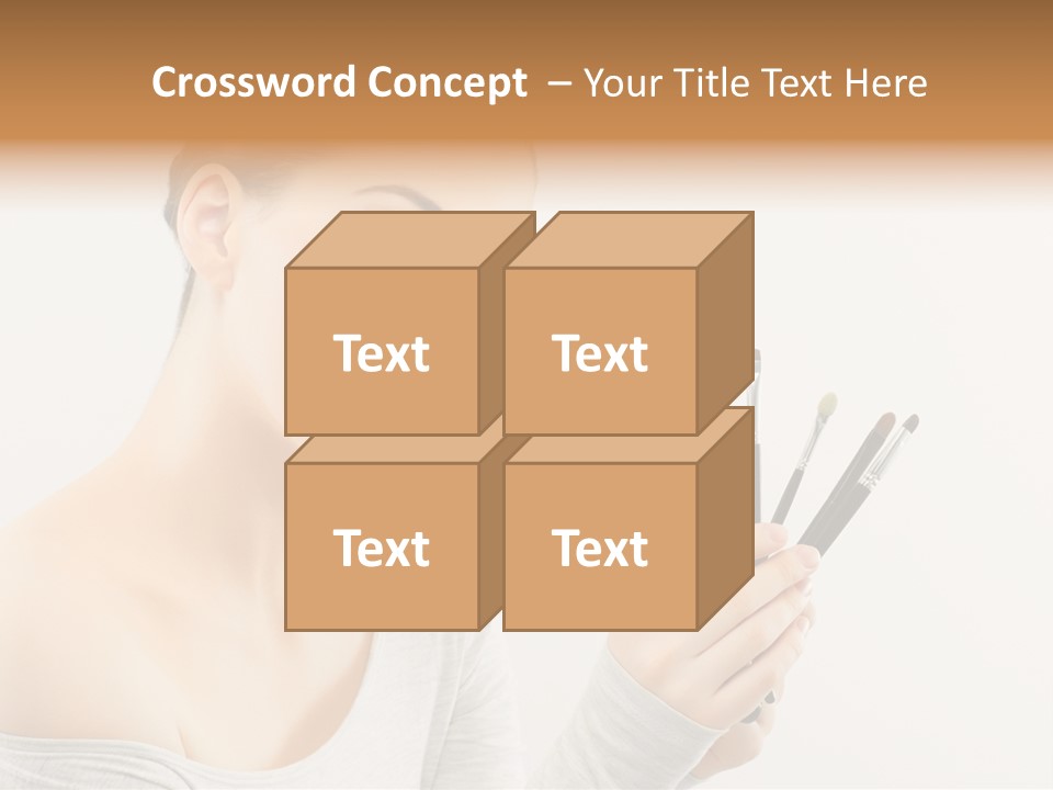 Hand Fashion Close Up PowerPoint Template