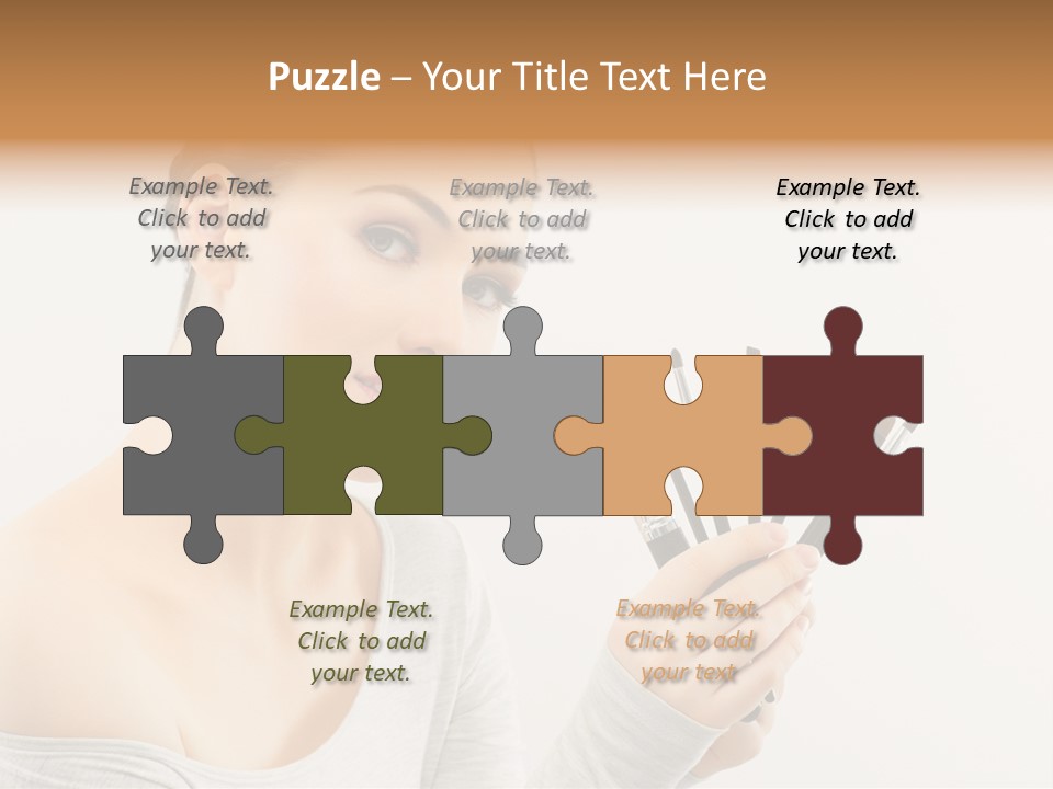 Hand Fashion Close Up PowerPoint Template