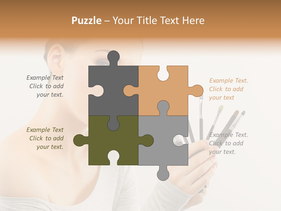 Hand Fashion Close Up PowerPoint Template