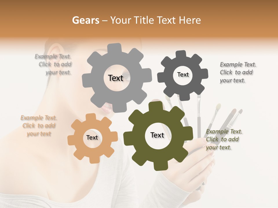 Hand Fashion Close Up PowerPoint Template