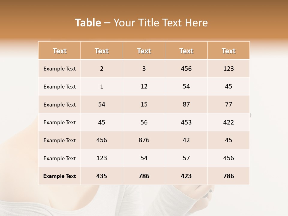 Hand Fashion Close Up PowerPoint Template