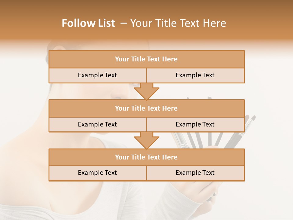 Hand Fashion Close Up PowerPoint Template