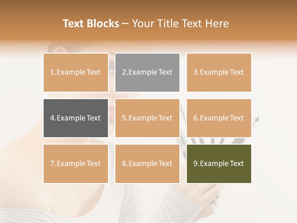 Hand Fashion Close Up PowerPoint Template