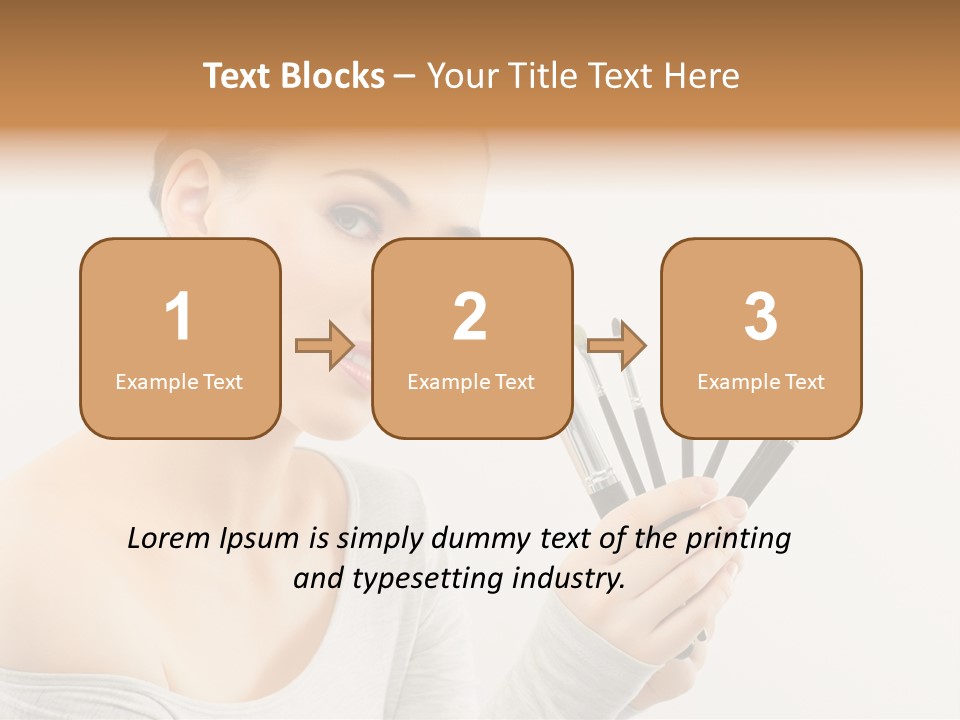 Hand Fashion Close Up PowerPoint Template